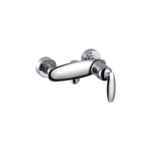 Bathroom Wall Mount Hot Cold Water Tub Sink Mixers Faucet Chrome Finished China Basin Mixer