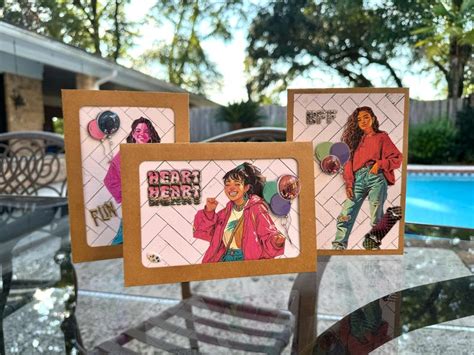 Latina Girl Birthday Greeting Card Collection Handmade Greeting Cards Birthday