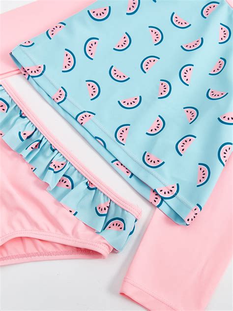 TURKUAZ Baskılı Kız Bebek Bikini Takımı S CJ Z LTU LCW