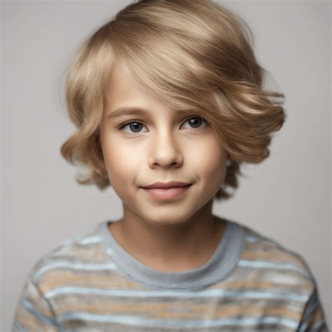 Year Old Boy With Blonde Hair