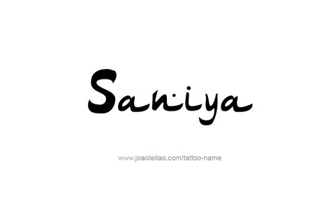 Saniya Name Tattoo Designs Name Tattoo Designs Name Tattoo Name Tattoos