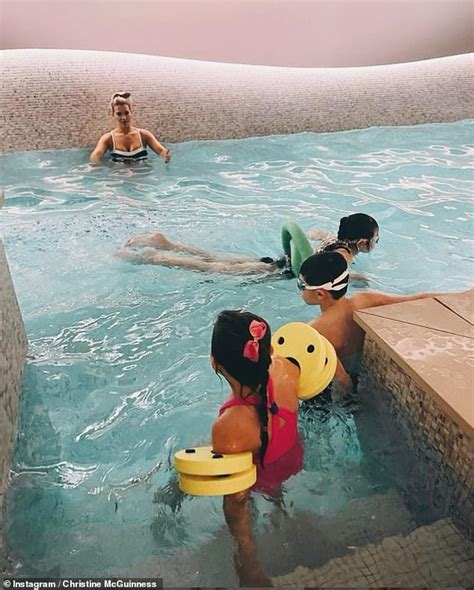 Christine McGuinness flaunts her incredible figure in a sparkling nude