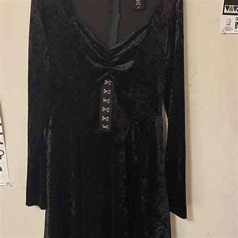 Womens Large Long Sleeve Dress From Hot Topic Depop