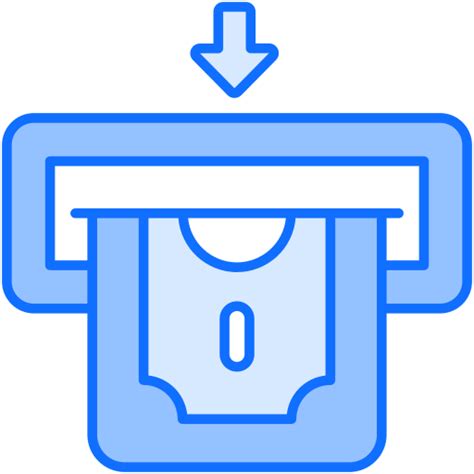Withdraw Generic Blue Icon