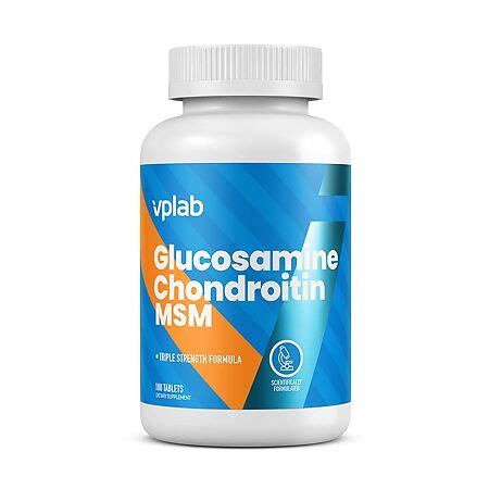 Vplab Glucosamine & Chondroitin MSM capsules, 180 pcs. - Buy online