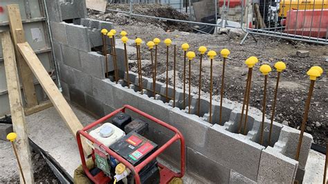 railway station infrastructure stepoc retaining walls