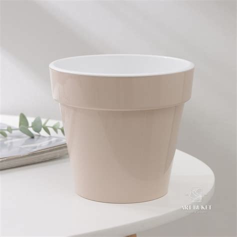 Доставка кашпо для цветов со вставкой «порто», 1 л, цвет жемчужный по ...