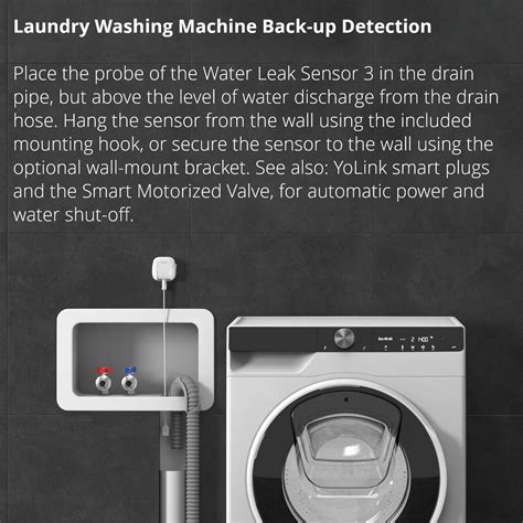 Gallery: Laundry Machine leak sensors – YoLink