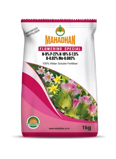 Flowering Special Npk Formulation For Flowering Crops Mahadhan