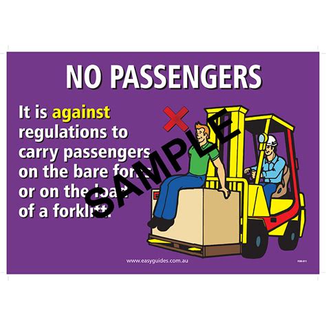 Forklift Safety Posters Easyguides