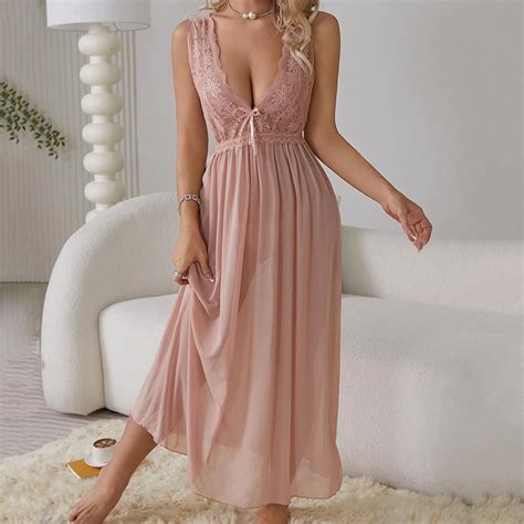 Sexy Lingerie Woman Sexy Lace Underwear Underwear Chiffon Mesh Nightdress Lace Dress High Waist
