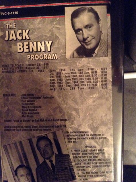 The Jack Benny Program Tv Classic Collection Bing Crosby George Burns