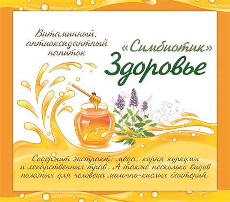 Витаминный, антиоксидантный напиток «Симбиотик» (Объём 0,5л) — Лесосад
