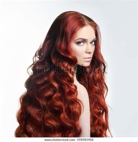 Sexy Nude Beautiful Redhead Girl Long Stock Photo Edit Now