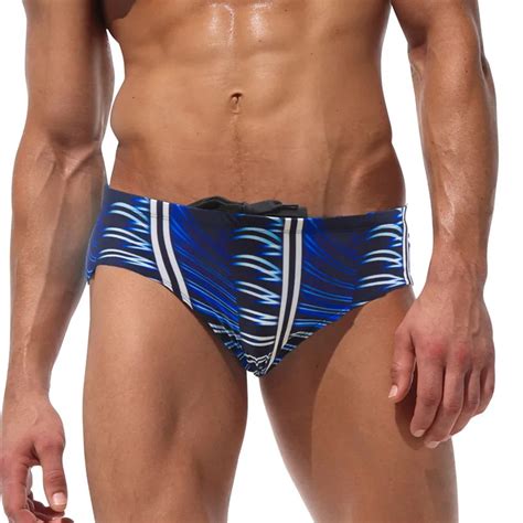 Brand Sexy Mens Swimwear Swimsuits Men Swimming Briefs Shorts Gay Pouch Man Swim Suits Bikini
