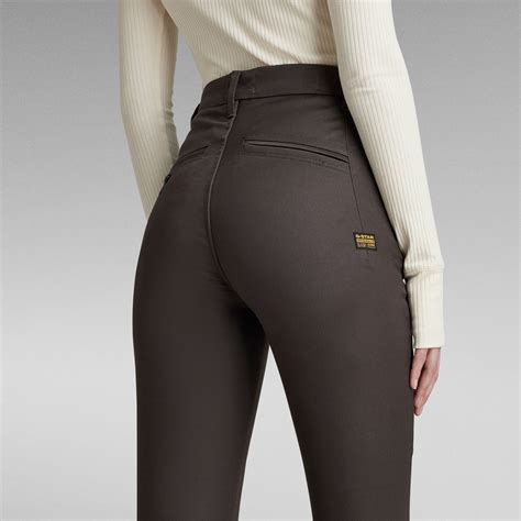 Weld High Skinny Chino Women Brown G Star Raw®