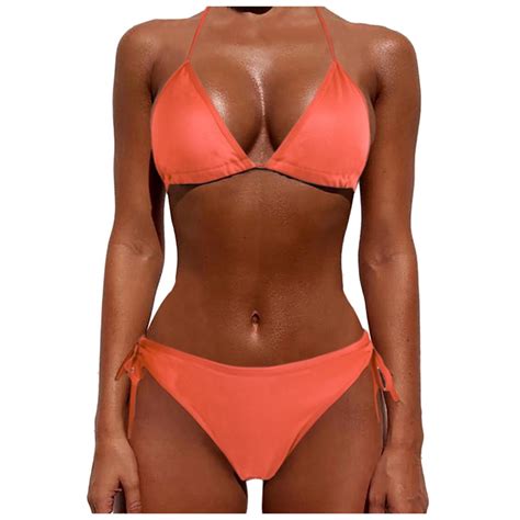 Idall Bikini Sets Bathing Suit Two Piece Push Up Tankini Sets Plus Size Beachwear Swimsuit