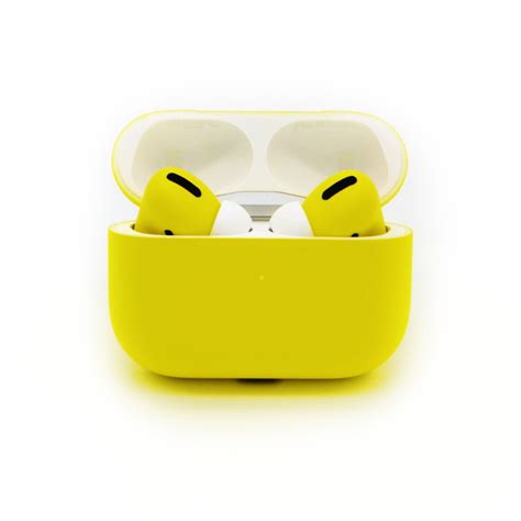 Купить цветные наушники Apple AirPods Pro Color Матовый Желтый - i-Всё.ru