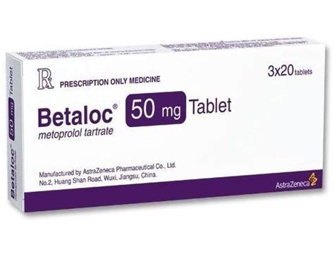 Uses of Betaloc 50mg | Vinmec