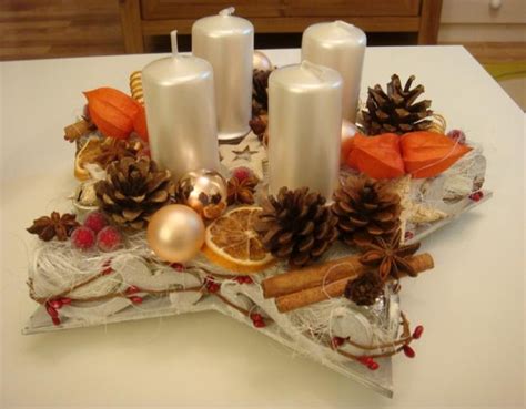 Рождественская звезда - подсвечник из пенопласта, картона и сизаля