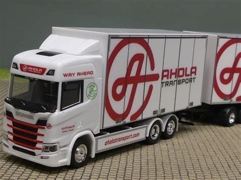 Modellspielwaren Reinhardt 1 87 Herpa Scania CR 20 HD Schwedencombi