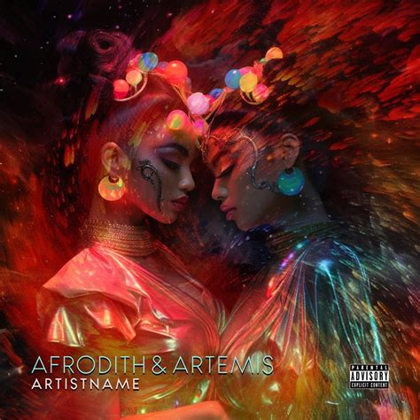 Aphrodite And Artemis Premade Album Cover Art • Buy Cover Artwork
