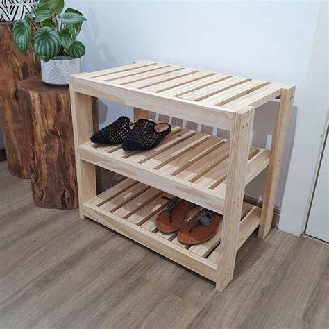 Sapateiro Aracaju - Sapateira Banco Aracaju Pequena 47x53x33 Em Madeira De Pinus Cor ...