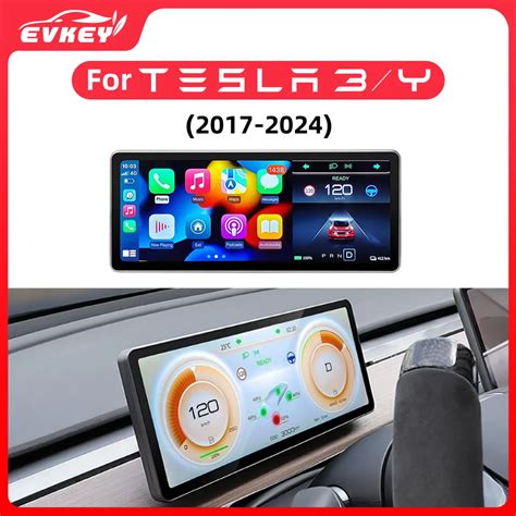 Evkey For Tesla Aaccessories Model Y Digital Dashboard Heads Up