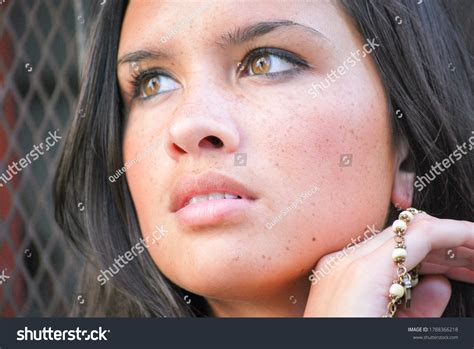 Sexy Beautiful Female Brunette Long Hair Stock Photo 1788366218 Shutterstock