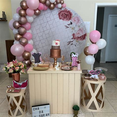 Mesa de Decoração Chá de Lingerie Aluguel Elo