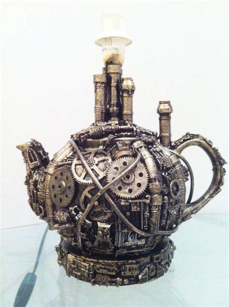 Techno Steampunk Teapot Lamp Base Tea Pots Steampunk Decor