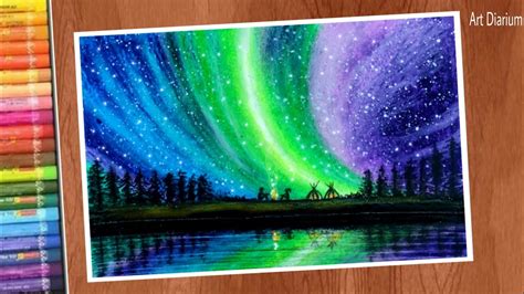 Aurora Borealis Drawing