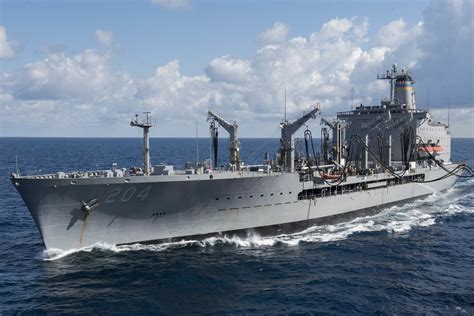 Military Sealift Commands Usns Rappahannock Delivers Fuel To French