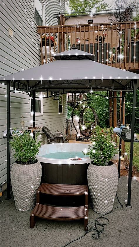 Hot Tub Gazebo Hot Tub Garden Hot Tub Backyard Outdoor Decor Backyard Jacuzzi Outdoor