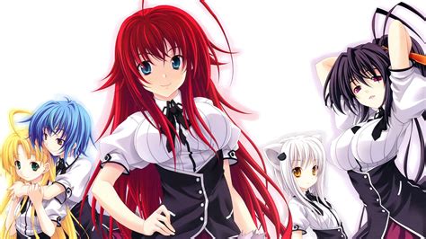 Wallpaper Illustration Anime Girls Artwork Highschool Dxd Gremory