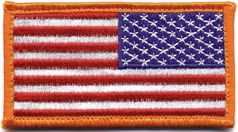 Iron On Sew On Military Patches 2 X 3 Embroidered Us Flag Patch