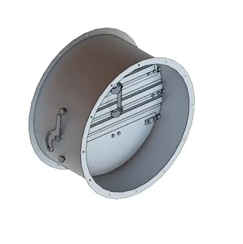 Заслонка воздушная круглого сечения купить в Тюмени | ЦВК-Трейд