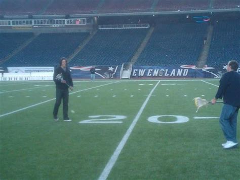 Bill Belichick Hits Gillette Field With Lacrosse Stick In Tow - SB ...