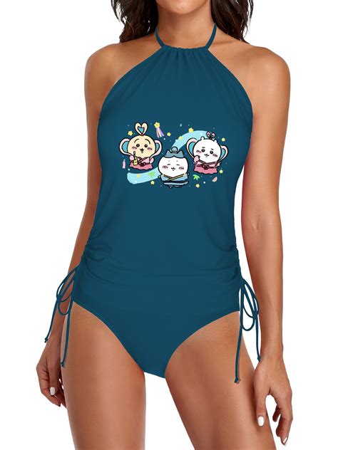 Chiikawa Women S Separate Swimsuit Bikini And Swimming Trunks Set A Sexy And Soft All In One