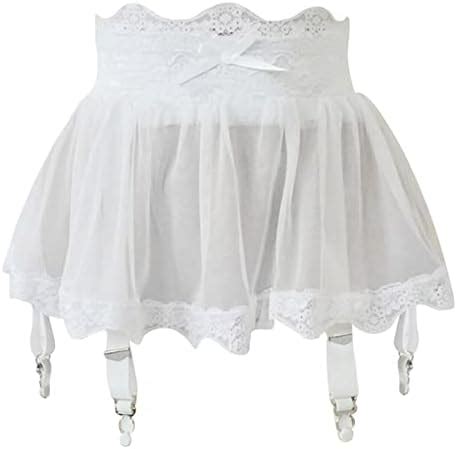 Women Dress Sexy Lingerie Plus Size Bandage Garter Stocking Suspenders Garter Belt Lace Mesh