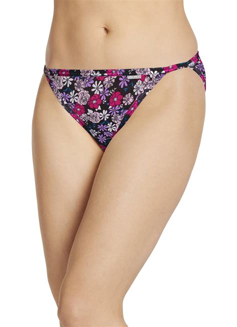 Jockey Womens Elance String Bikini Pack Underwear String Bikinis Cotton Ebay