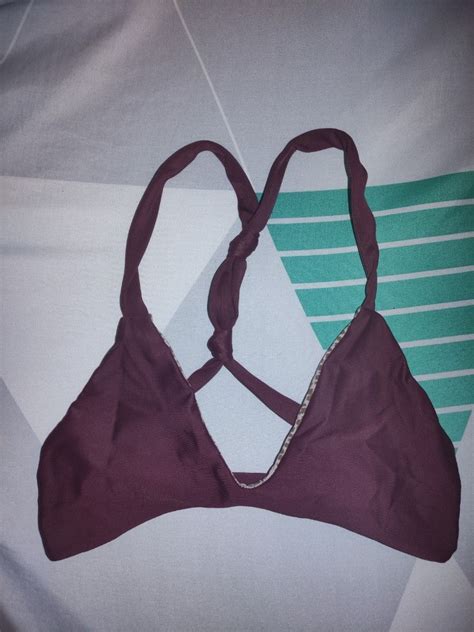 Acacia Swimwear Bikini Top Brown Spandex Nylon Women S Fashion
