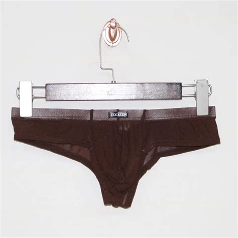 Sexy Gay Ropa Interior Hombres Canzoncillos Muy Cortos Semi Transparente Malla S Lida U Convexa