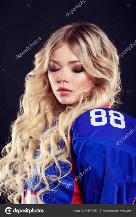 Athletic Blonde Girl Stock Photo By Selenittt