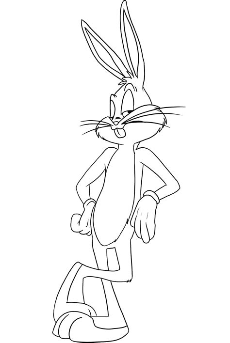 Bugs Bunny And Daffy Duck Coloring Pages