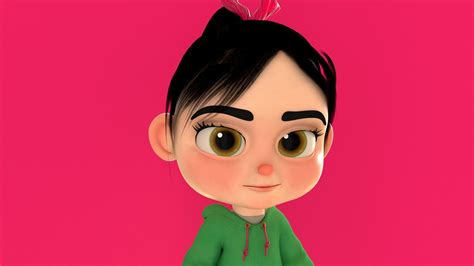 Vanellope Character From Wreck It Ralph 3d Turbosquid 2073902