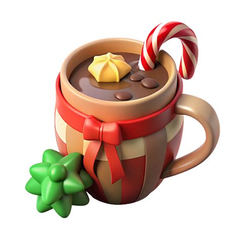 Christmas Hot Cocoa D Asset Png