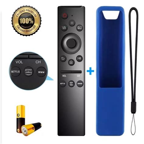 Ripley CONTROL REMOTO PARA SAMSUNG SMART TV 4K UHD TV FUNDA AZUL