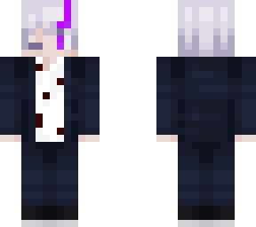 Gojo Purple Eye Minecraft Skin Gojo Purple Eye Minecraft Skin