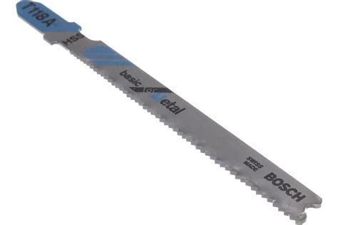 Пилки для лобзика по металлу (67 мм; 5 шт.) HSS T118 A Bosch 2.608.631 ...